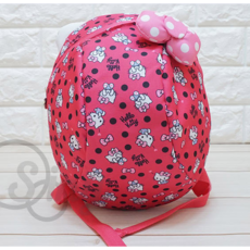 헬로키티 핫핑크 돔미아방지백팩 유아 아동가방 탈부착끈