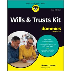 (영문도서)Wills & Trusts Kit for Dummies Paperback, English, 9781394416615