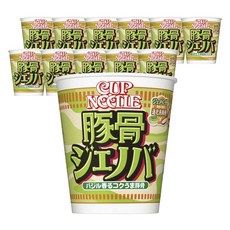 NISSIN 日清 豬骨熱那亞羅勒口味杯麵 105g, 12個