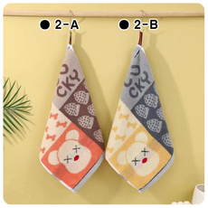 [1+1] 주방 핸드 타월 면100% (주방용 수건 타올) 16종, 2-B, 2개