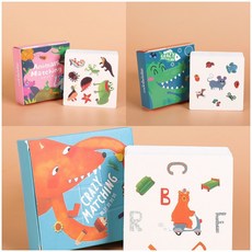 動物對對碰桌遊卡牌遊戲，兒童益智玩具早教認知卡，眼明手快邏輯思維訓練, 1個, 動物對對碰三入組-狐狸+鱷魚+動物