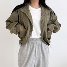 여자 오버핏 간절기 야상자켓 바람막이 집업 점퍼79m7+9XVn