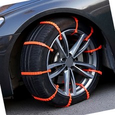 스노우체인 10개 일회용 장착 나일론 돌출형