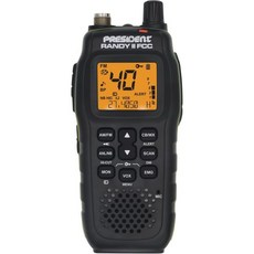레인디 2세 대통령 FCC - 최초 승인 AMFM 휴대용 CB 라디오 NOAA 기상 채널 ANL 필터 ASC 스캔 건너뛰기 VOX 내장 7색 LCD 디스플레이, TXUS622