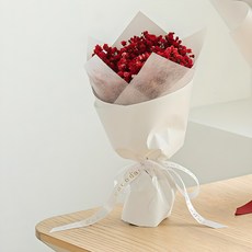 COCODOR 珂珂朵爾 永不凋謝鮮花 永生滿天星花束 小款, 紅色