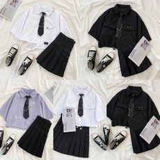 교복몰 (대여) 하이틴 스쿨룩 여자 교복세트(3개)