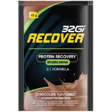 【Kermit Marathon Store】32Gi 蛋白能量飲 75克 (巧克力、草莓口味) - 運動後快速補充能量, 1個, 巧克力口味 BB:16/05/2026