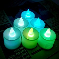 섭이 LED 캔들 라이트 전기촛불