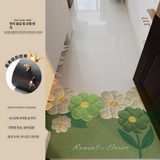 우리집 현관매트 발매트 재단가능 꽃무늬 방수