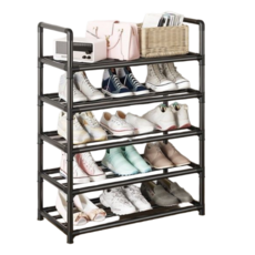 리틀보이 다용도 튼튼 신발장 업그레이드, 5단, 블랙