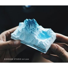 山水阿爾卑斯造型擴香石 桌面擺件 擴香石 車載香氛 情人節禮物, 典藏藍山水阿爾卑斯,No.1芒果