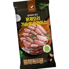 흑후추 훈제오리 가슴살 슬라이스 160g 오리고기 안주 간편식, 6개