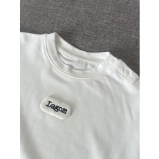 Lagom 純白兒童上衣，柔軟親膚，簡約時尚