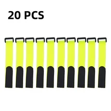 5/10/20pcs 낚싯대 타이 홀더 스트랩 서스펜더 패스너 후크 루프 타이 벨트 낚싯대 달아서 랩 밴드 야외 물고기 도구, 1개