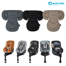 [공식 판매점] NEW 맥시코시 미카 프로 에코 스톤 카시트 전용 이너쿠션 360도 회전형 신생아 악세사리, 1개, 미카프로에코카시트 전용이너쿠션-블랙