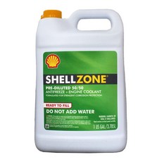 【易油網】SHELL ZONE COOLANT 50% 美國 殼牌 水箱精 3.78L 長效款選擇, 1個, 50%一般版