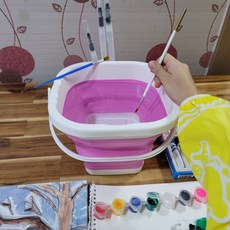 대용량 접이식 미술물통 사각kty6+7bvF