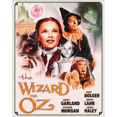 사인 4 Fun SIGWOV 오즈의 마법사 포스터 금속 틴 갈색