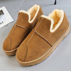 끄니스토어 퍼 양털 모카신 여성운동화 학생신발