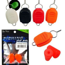 낚시 라인 스토퍼 낚시줄 멈춤 매듭 낚시용 스토퍼 채비 고무 베이트 걸이 루어 야광, 라인스토퍼블랙2, 라인스토퍼블랙2, 1개