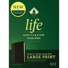 (英文圖書)NLT Life Application Study Bible Third Edition Large Print (Leatherlik... Imitation Leather, Tyndale House Publishers, 英文, 仿皮