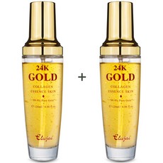 1+1 엘루자이 24K 골드 콜라겐 에센스 스킨 토너 120ml, 2개