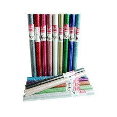 현진아트 접착 글리터 롤 1마 600x1yd, 415 연파랑, 1개