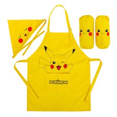 포켓몬스터 아동용 PIKA 앞치마세트 유치원 어린이집 놀이시간 필수템