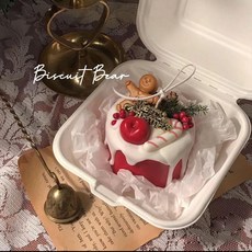 原創雪人香薰蠟燭聖誕節春節生日禮物禮盒送那女朋友可愛擺件, 1個, 單個香薰（精美包裝）,木棉花