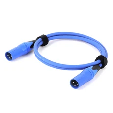 컬러 XLR 케이블 3Pin 남성-남성 오디오 신호 라인 OFC 구리 듀얼 쉴드 마이크 믹서 증폭기 무대 조명 맞춤, 14 Blue-D1003, 07 8m