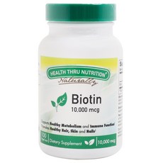 HEALTH THRU NUTRITION 維生素B7膠囊 10000mcg, 100顆, 1罐