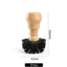 Portafilter 청소 브러시 ​​바리스타 에스프레소 커피 탬퍼 청소 브러시 ​​51mm 54mm 58mm 나무 손잡이가, 기타, 01 51mm