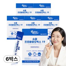 퍼펙트바이오틱스 슈퍼 프로바이오틱스 19 유산균, 60g, 6개