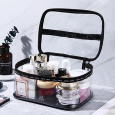 북파우치 투명 케이스 화장품 메이크업 가방 뷰티 파우치 정리함 수납함 보관함 휴대 여행