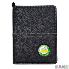 三天出貨 高爾夫計分本 高爾夫計分卡 高爾夫計分 高爾夫計分紙 包含鉛筆和馬克 PU皮材質 黑色高端 高爾夫配件, 地圖 計分本