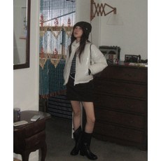 브랜드정품 제너럴아이디어 GENERALIDEA 글로시 숏 푸퍼 WHITE WBD4L07509 252787