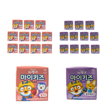 마이키즈 블루베리맛 150ml 24p + 딸기맛 150ml 24p, 1세트