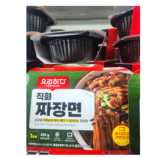 요리하다 직화짜장면 330g, 3개