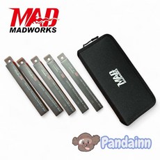 Pandainn GM01 GRANDARTS 貂毛畫筆 5支套組 面相筆, 1個, Mad-GM01貂毛筆5支套裝送收納包