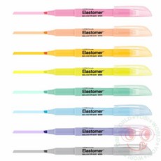 요비월드 라인플러스 형광펜 형광펜세트 부드러운형광펜 형광라이너, 마일드 핑크