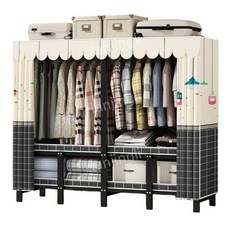 커튼 행거 접이식 자취방 완료 문 완제품 조립식 옷장 엘레강트 2.15m 2개, C. 168길이X50폭X170 튜브