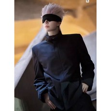 코스어몰 고죠 사토루 코스프레 의상 가발 세트