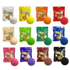 컬러클레이 50g 바핑클레이 지퍼백 점토 찰흙, 하양색