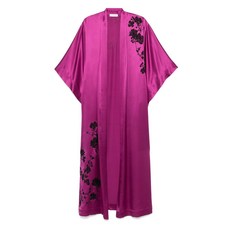 카린길슨 레이스 디테일 롱 가운