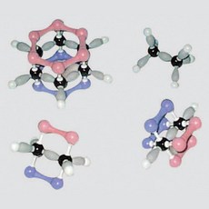 1인용키트 탄소 수소 원자꿰도 구조모형 화학수업 중등교구 가정보육 만들기교재 분자, 1개