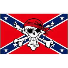 萬聖節海盜造型橫幅, 紅色海盜旗