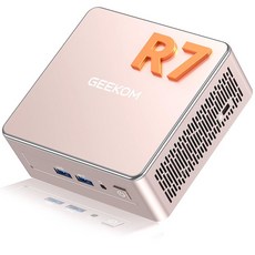 A5 pc AMD Ryzen 7 5825U Win11 Pro PC 16GB+512GB SSD [본격파 R7·전 알루미늄 바디]GEEKOM, 16GB