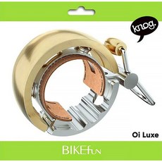 Knog Oi Luxe 銅製自行車鈴鐺，澳洲設計，BIKEfun 拜訪單車, 黃銅,Small 22.2mm, 1個
