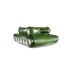 限時下殺O 坦克車浮排坦克浮排 贈繫繩 水上坐騎 造型泳圈 戰車泳圈 充氣泳圈 戰車 泳池 D0402017, 1個, 110x85x47cm(小)