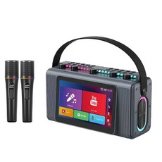 行動式戶外K歌音響 帶螢幕觸控WiFi話筒 點歌一體機, 戶外K歌音響獨傢俬模出口齊全, 如圖